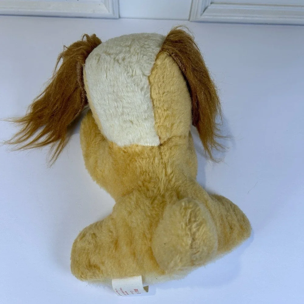 VTG 1960s Disney Lady & The Tramp Plush Sleeping California Stuffed Toys  USA